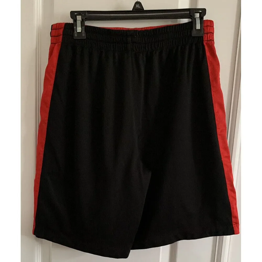 Vintage 5Star Basketball Reversible Men's Red/Black Training Shorts SZ M (32-34)